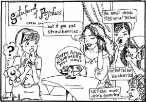 Psychic Alzheimers Cartoon